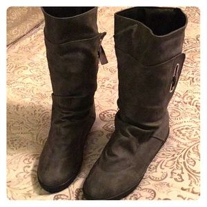 Gray Boots